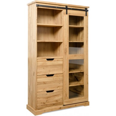 Шкаф с витриной Рэйлвэй V2