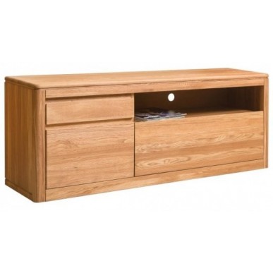 Тумба под ТВ Лозанна Люкс из массива дуба