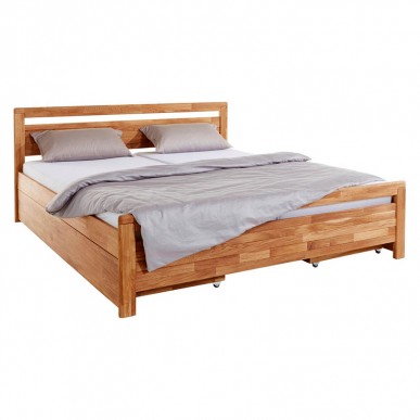 Кровать Аделла из массива дуба 