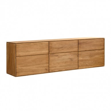 Шкаф навесной COMBO 7 из массива дуба