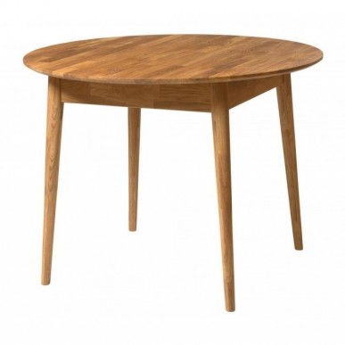 Стол обеденный Сканди 3 из массива дуба 120х120