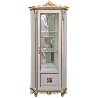 Шкаф с витриной Алези Люкс П1.349.0.13 (П350.13л) Шкаф с витриной Алези Люкс П1.349.0.13 (П350.13л)