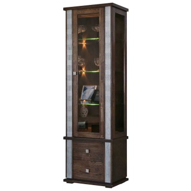 Шкаф с витриной Тунис П6.343.0.19 (П343.19Ш)