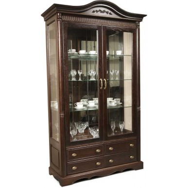 Шкаф с витриной 2д Паола БМ2.671.0.06 (2114) Шкаф с витриной 2д Паола БМ2.671.0.06 (2114)