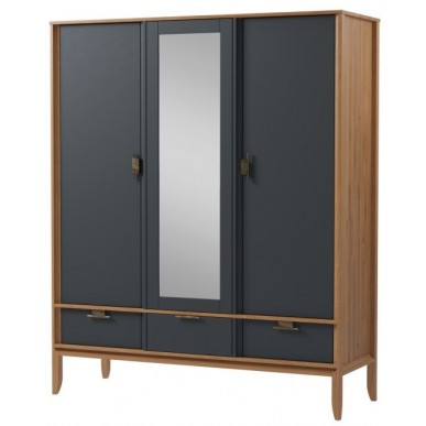 Шкаф 3х дверный с зеркалом Бридж Шкаф 3х дверный с зеркалом Бридж