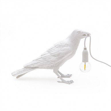 Настольная лампа Seletti Bird White Waiting Настольная лампа Seletti Bird White Waiting