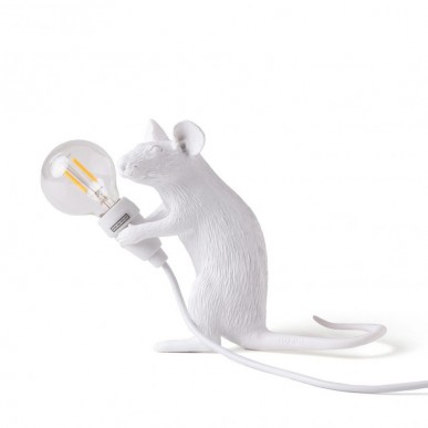Настольная лампа Seletti Mouse Lamp Sitting   Настольная лампа Seletti Mouse Lamp Sitting