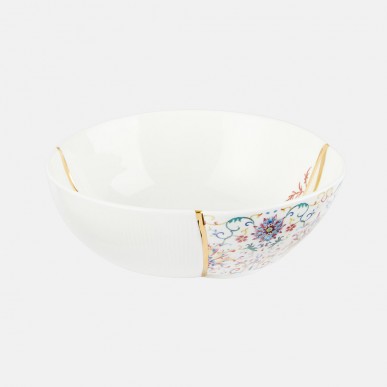 Тарелка Seletti Kintsugi  фарфор 09636 Тарелка Seletti Kintsugi  фарфор 09636