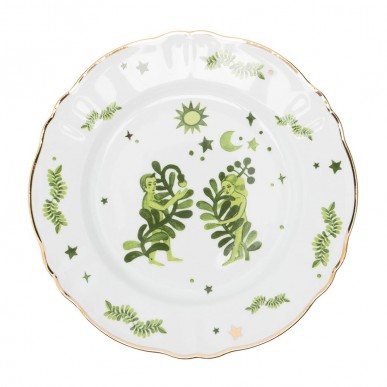 Тарелка обеденная GREEN FLORAL 26,5 см BITOSSI HOME