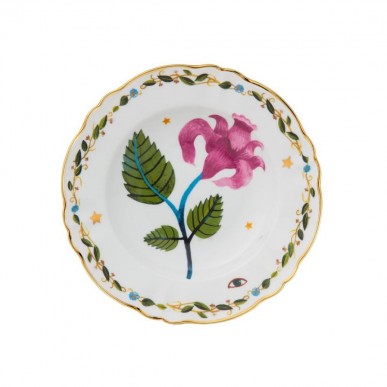 Тарелка глубокая PINK FLOWER 23 см BITOSSI HOME