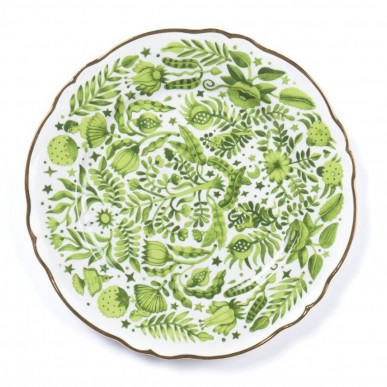 Блюдо круглое GREEN ALL OVER 32,5 см BITOSSI HOME Блюдо круглое GREEN ALL OVER 32,5 см BITOSSI HOME