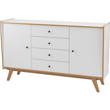 ТУМБА ВИНТАЖ 2 ДВЕРИ 4 ЯЩИКА