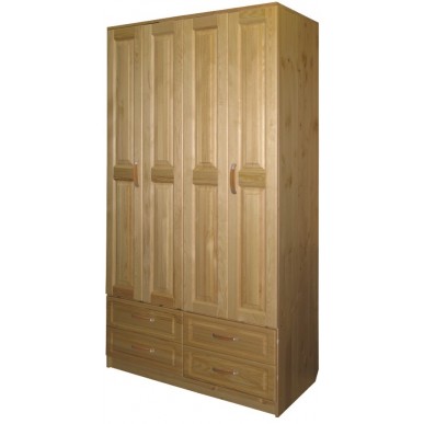 Шкаф четырехдверный Герман-4я (с ящиками)